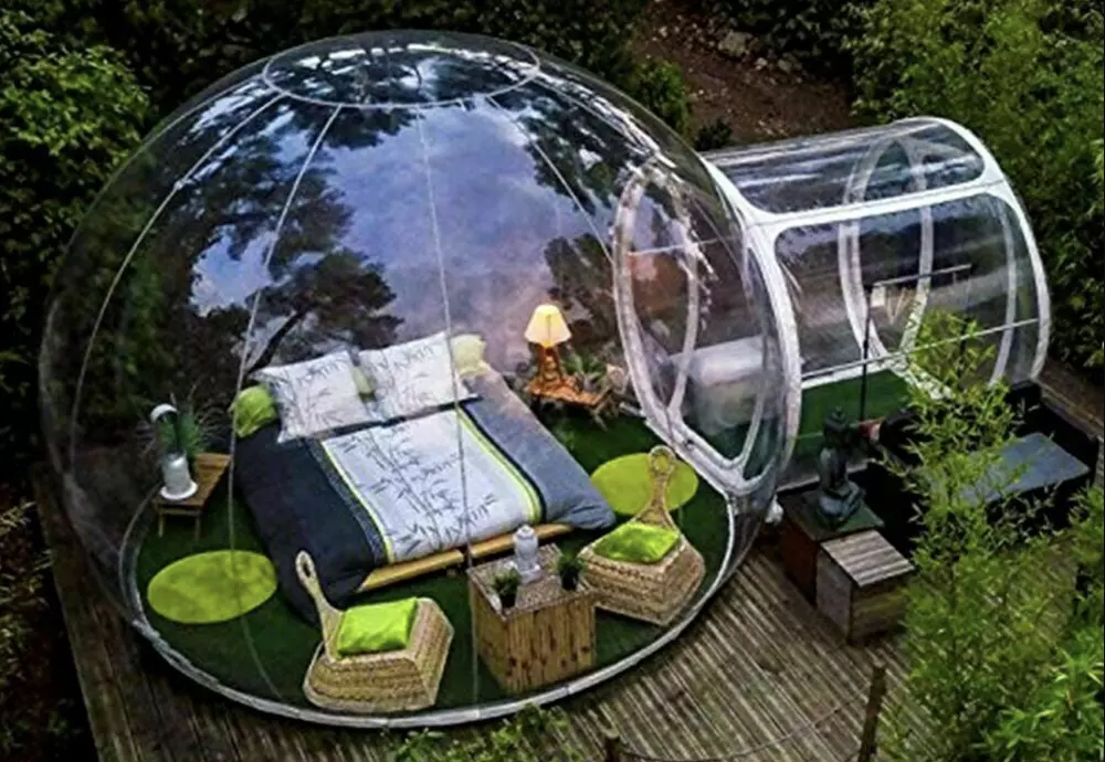 inflatable transparent bubble tent